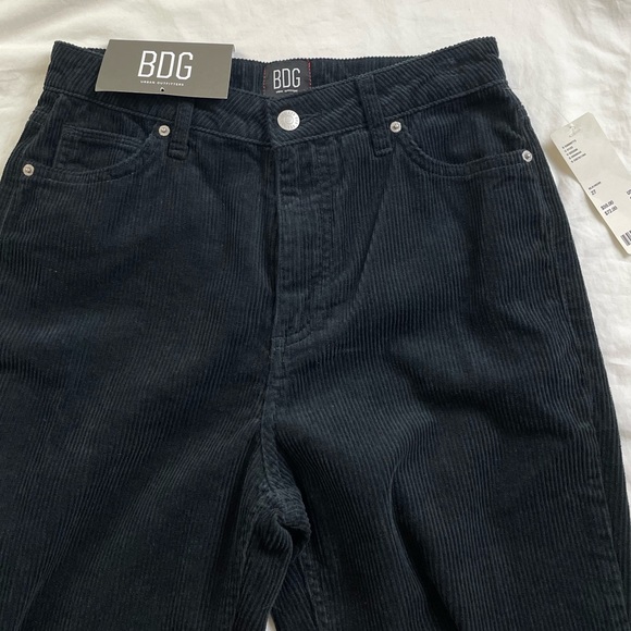 Urban Outfitters Black Corduroy Mom High-rise Pants - Picture 4 of 14